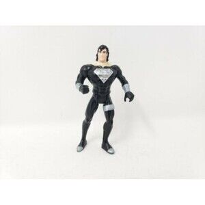 Vintage 1995 DC Comics Kryptonian Superman Black Suit Laser Action Figure